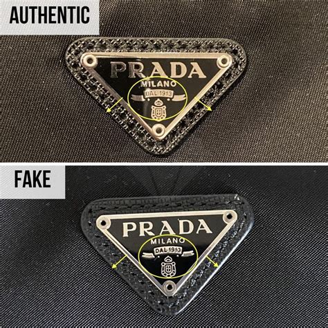 how can you tell a fake prada bag|is my prada bag real.